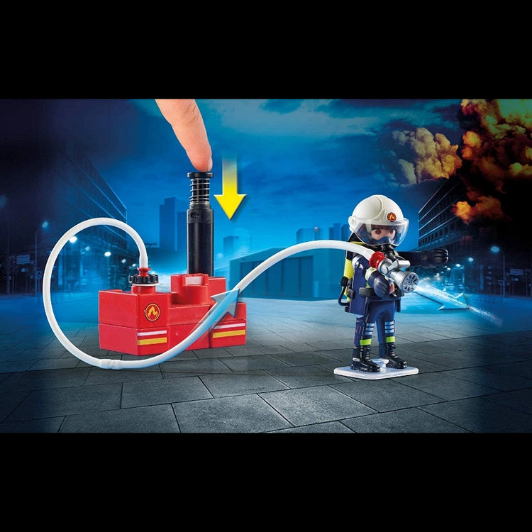 Firefighters with Water Pump- 40 Pcs