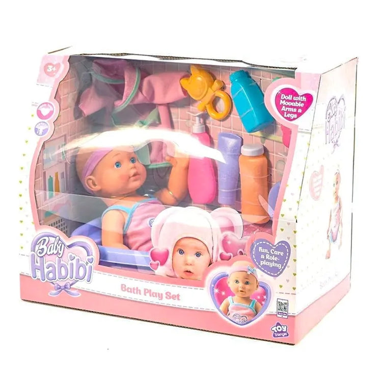 Baby Habibi Doll Bath Playset 14-Inch