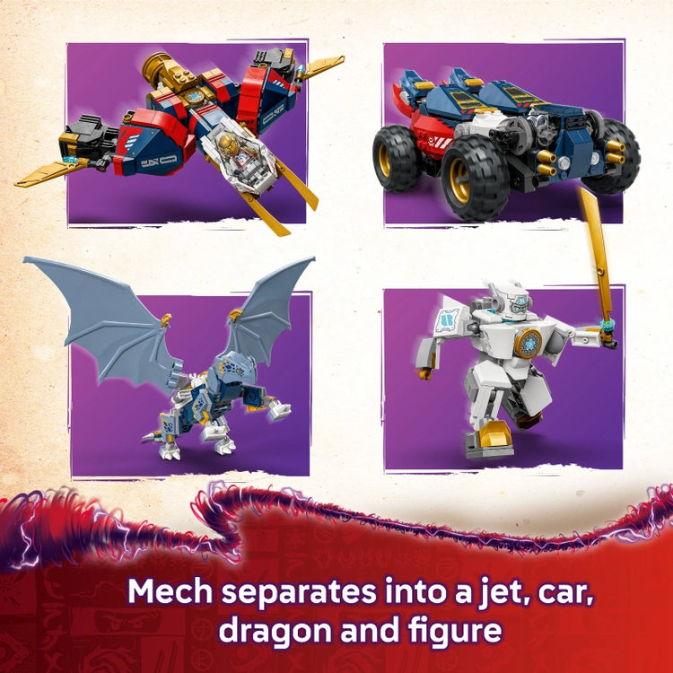 Zane's Ultra Combiner Mech- 1187 Pcs