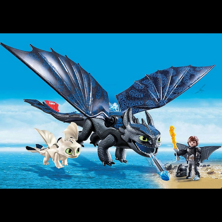 Hiccup and Toothless Playset- 19 Pcs