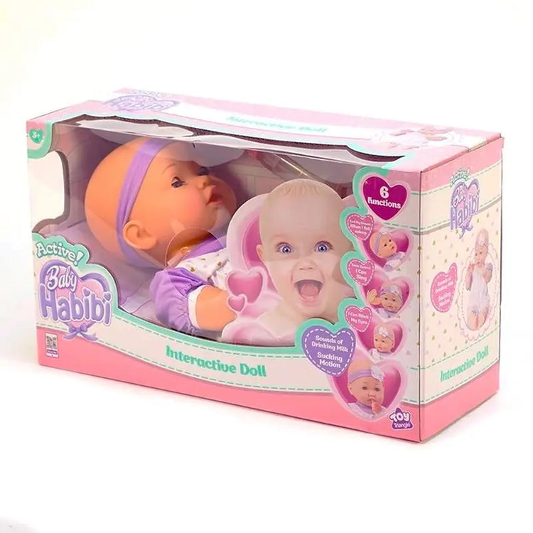 Baby Habibi Active Doll Interactive Doll 16-Inch