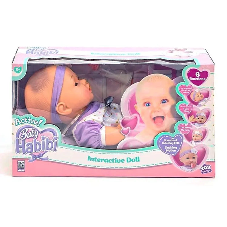 Baby Habibi Active Doll Interactive Doll 16-Inch