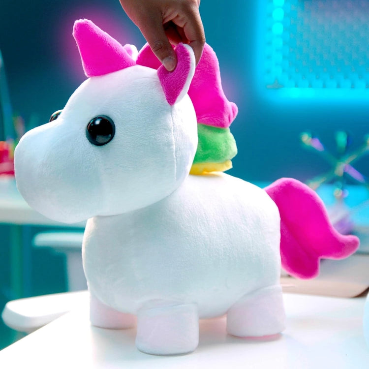 Adopt Me- Feature Plush (Mega- Neon Unicorn) Series 1
