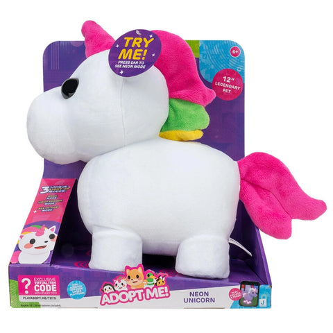 Adopt Me- Feature Plush (Mega- Neon Unicorn) Series 1