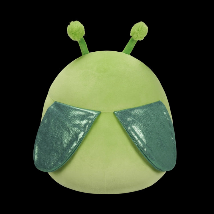 Squishmallows- Medium Plush 12" Trenton the Green Praying Mantis with Sparkle Wings