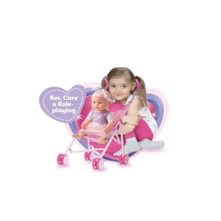 Baby Habibi Doll My Beloved in the Stroller 14-Inch
