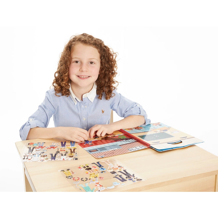 Puffy Sticker Activity Book- Cool Careers