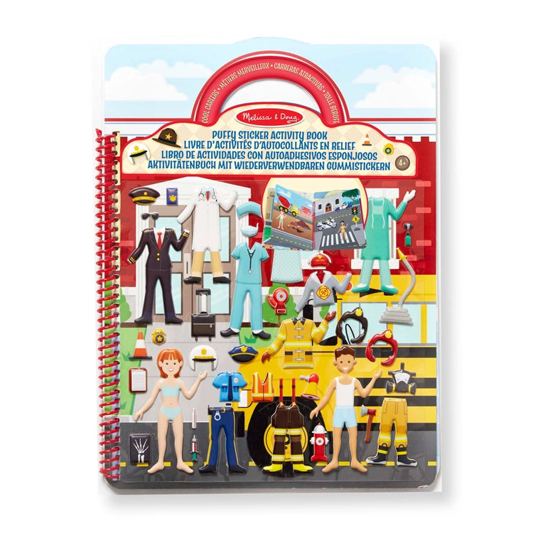 Puffy Sticker Activity Book- Cool Careers
