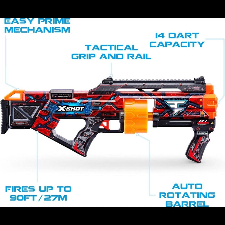 X-Shot Skins Last Stand Dart Blaster- Faze Clan