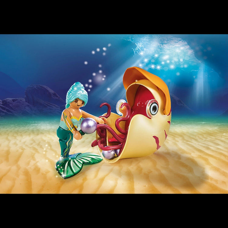 Mermaid with Sea Snail Gondola- 23 Pcs