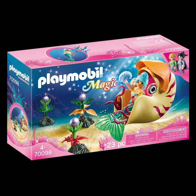 Mermaid with Sea Snail Gondola- 23 Pcs