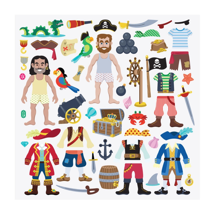 Puffy Stickers Play Set- Pirate