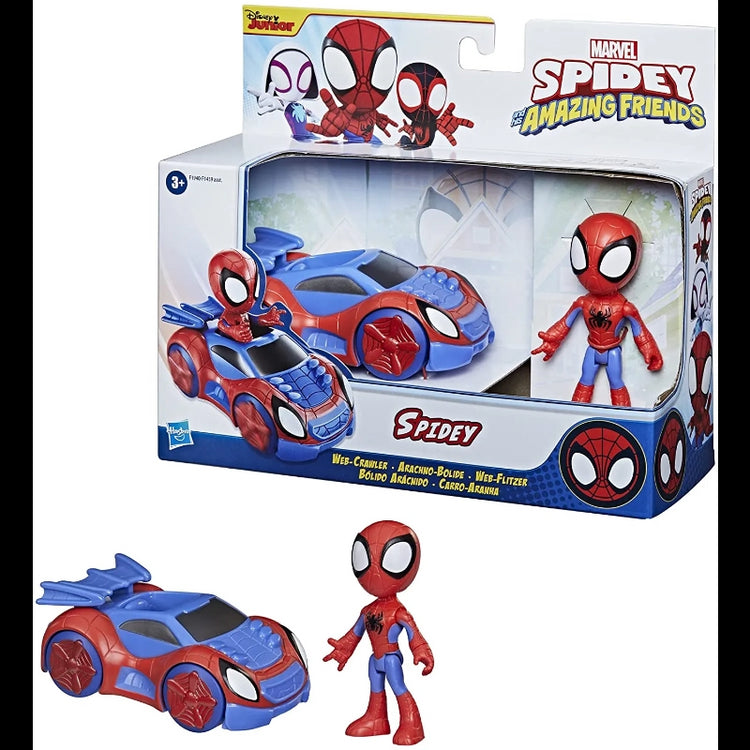 Spidey Amazing Friends, Vehicle and Figure Spidey and Web-Crawler Vehicle