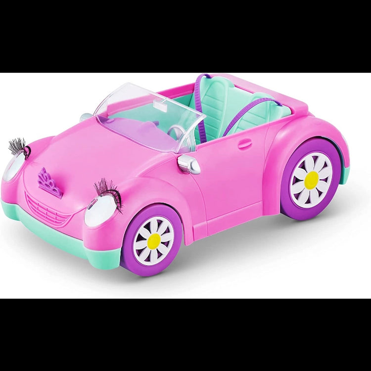 Sparkle Girlz- Dolls Playset Dolls & Vehicles- 10.5" Fashion Doll with Pink Convertible