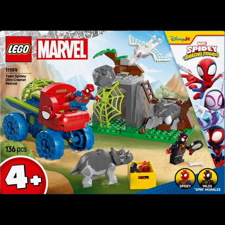 Team Spidey Dino Crawler Rescue- 136 Pcs