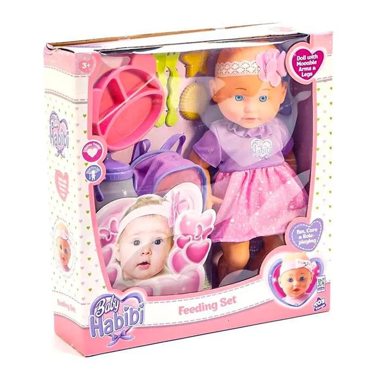 Baby Habibi Doll Feeding Set 14-Inch