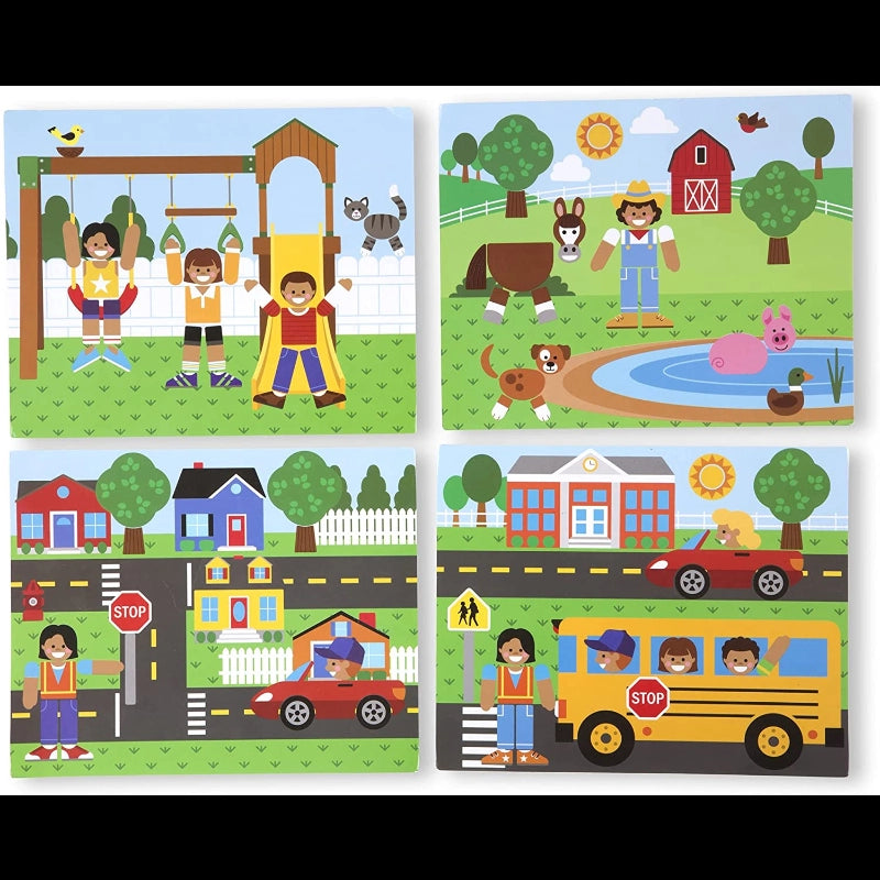 Wooden Magnetic Matching Picture Game
