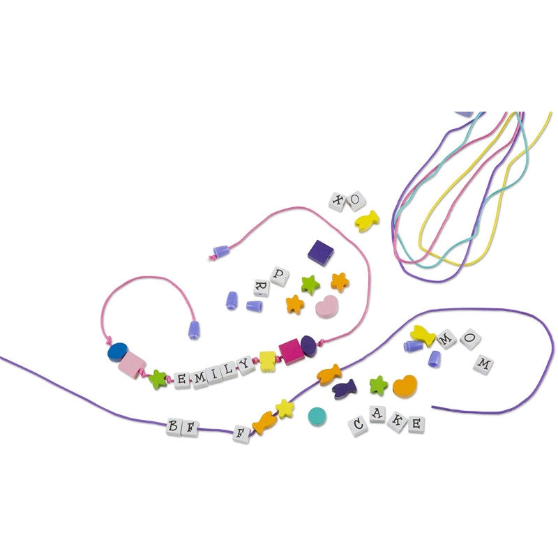 Created by Me! Alphabet Beads Wooden Bead Kit