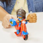 Spidey Amazing Friends, Vehicle and Figure Ms. Marvel Embiggen Bike