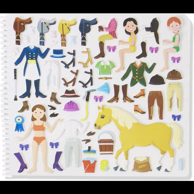 Puffy Sticker Activity Book -Day of Glamour