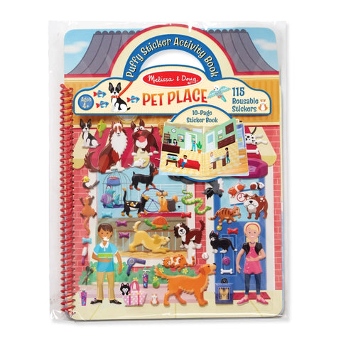 Puffy Sticker Activity Book- Pets Place