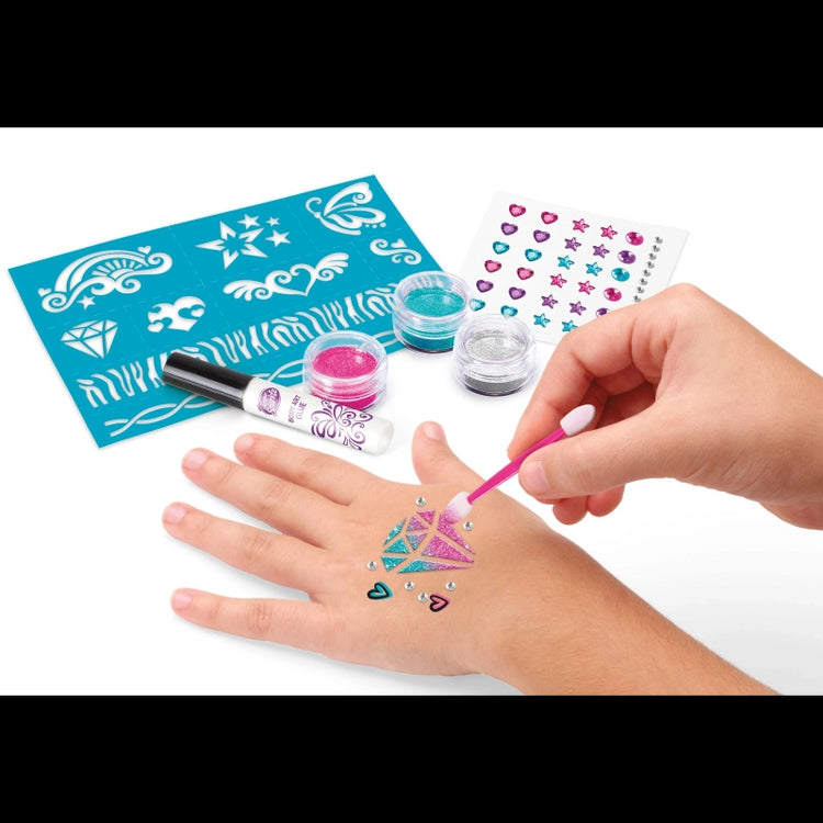 Shimmer 'n Sparkle Sparkling Glitter Tattoos and Nails