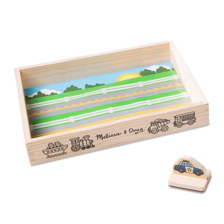 My First Wooden Stamp Set- Vehicles