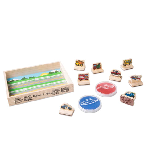 My First Wooden Stamp Set- Vehicles