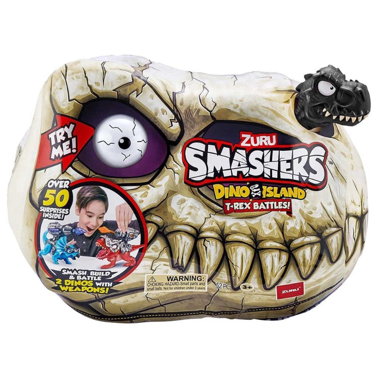 Smashers Dino Island S1 T-Rex Battle Playset