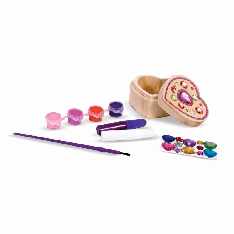 Decorate-Your-Own Wooden Heart Box