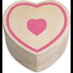 Decorate-Your-Own Wooden Heart Box