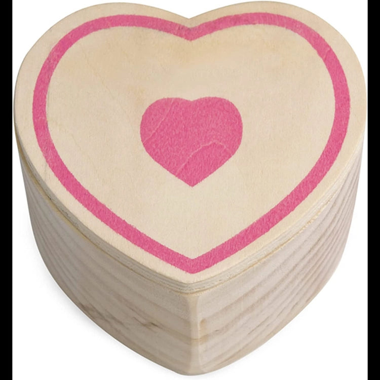 Decorate-Your-Own Wooden Heart Box