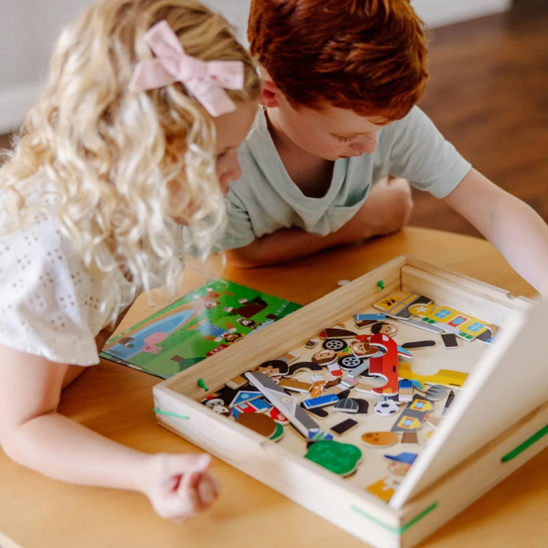 Wooden Magnetic Matching Picture Game
