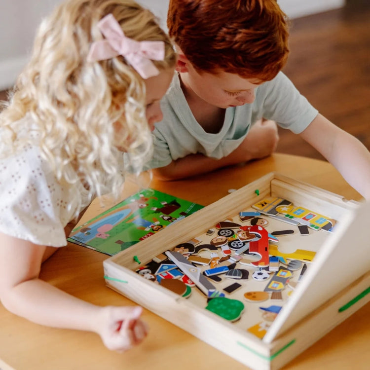 Wooden Magnetic Matching Picture Game