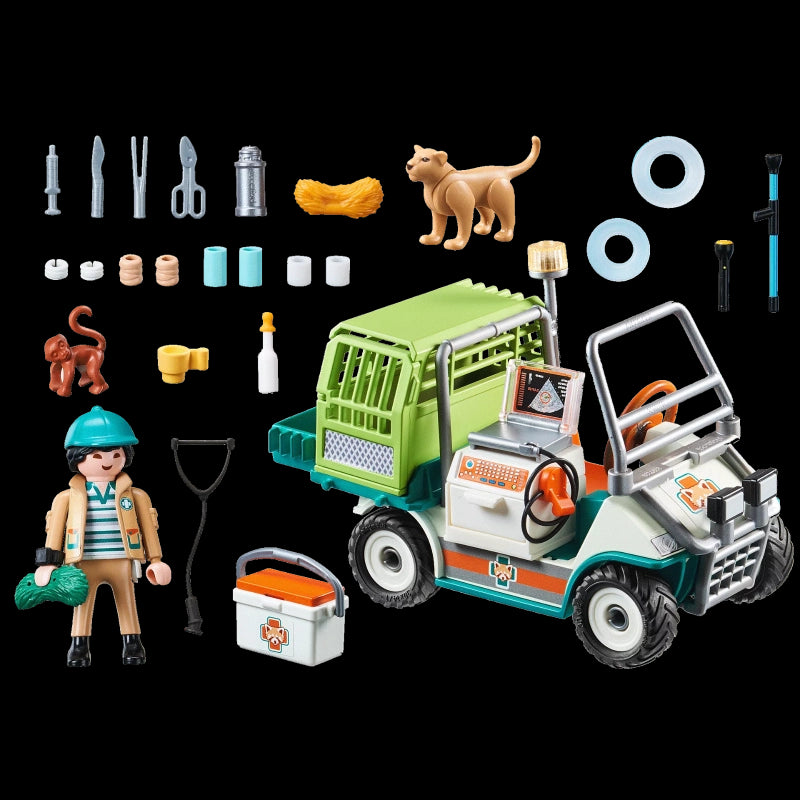 Zoo Vet with Medical Cart- 65 Pcs