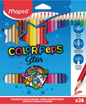 COLOUR PENCILS COLOR'SPEPS X24 CARDBOARD BOX
