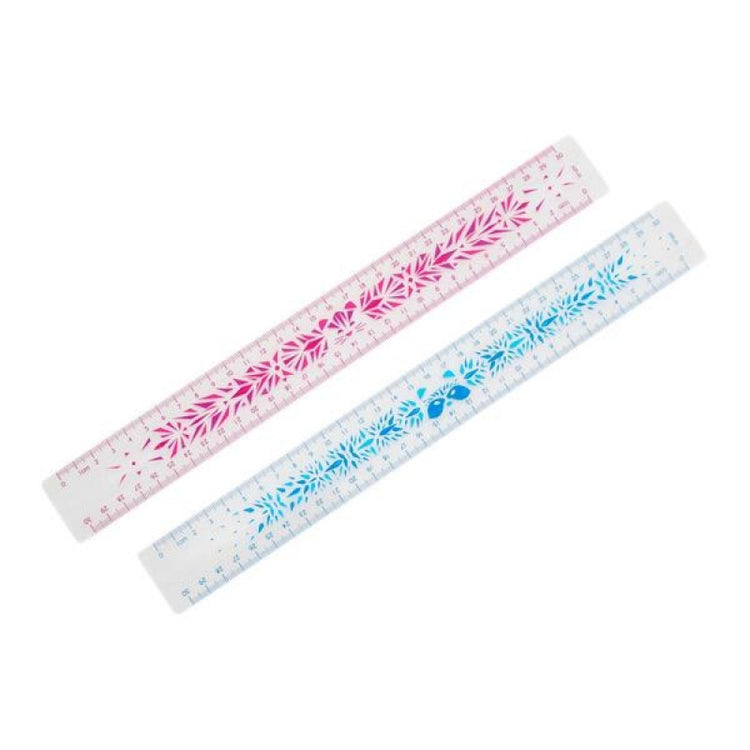 RULER 30 CM STUDY UNBREAKABLE PP FANCY