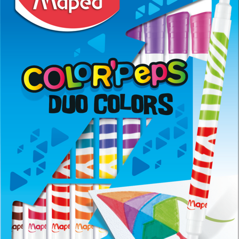 FELT TIPS DUO X10 CARDBOARD BOX