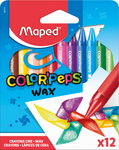 WAX CRAYONS COLOR'PEPS X12 CARDBOARD BOX