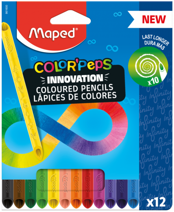 PENCILS COLORPEPS INFINITY X12 CARDBOARD BOX