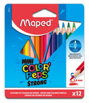COLOUR PENCILS COLORPEPS MINI STRONG X12 CARDBOARD BOX