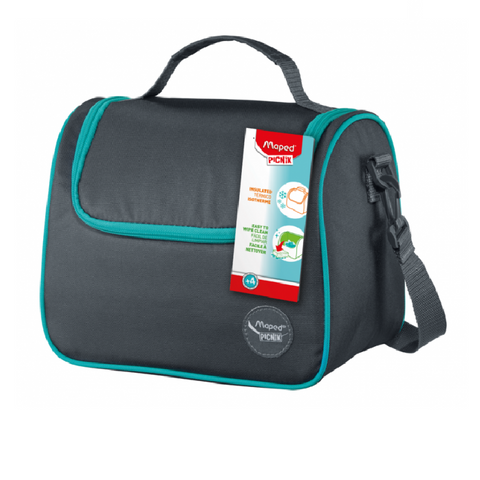 ORIGINS LUNCH BAG WITH REMOVABLE SHOULDER STRAP GREY