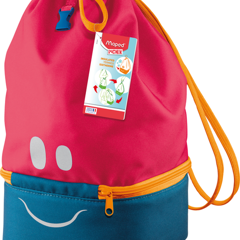 CONCEPT KIDS FIGURATIVE LUNCH BAG PINK