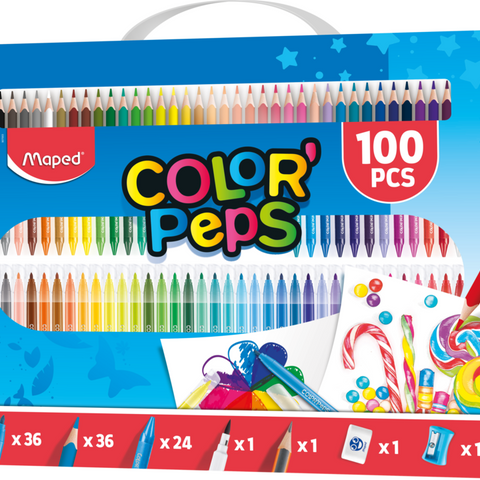 COLOURING KIT 100 PCS COLORPEPS MAPED
