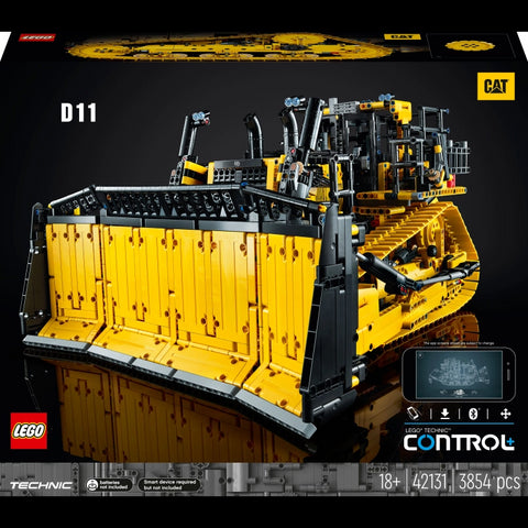 App-Controlled Cat D11T Bulldozer- 3854 Pcs