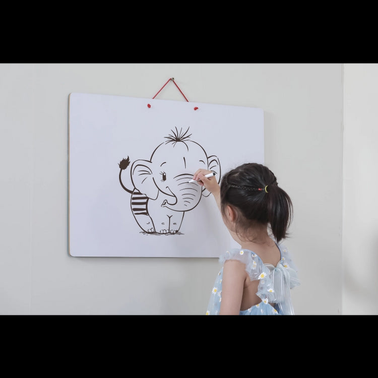 Magnetic World Puzzle + Dry Erase Board