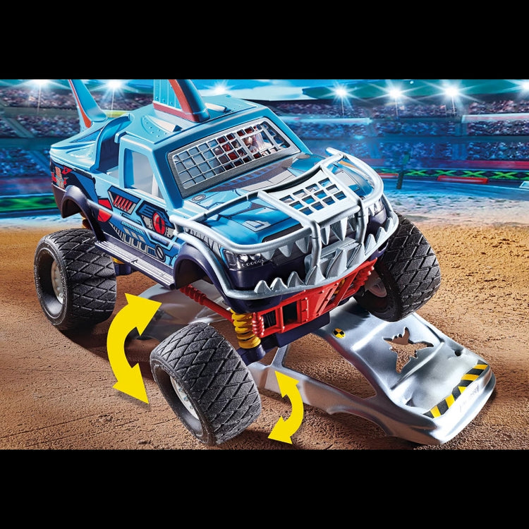 Stunt Show Shark Monster Truck- 45 Pcs