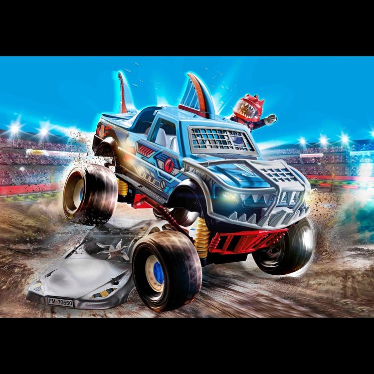 Stunt Show Shark Monster Truck- 45 Pcs