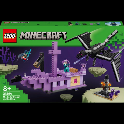 The Ender Dragon and End Ship- 657 Pcs
