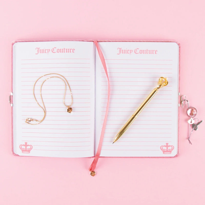 Juicy Couture Journal And Necklace Set